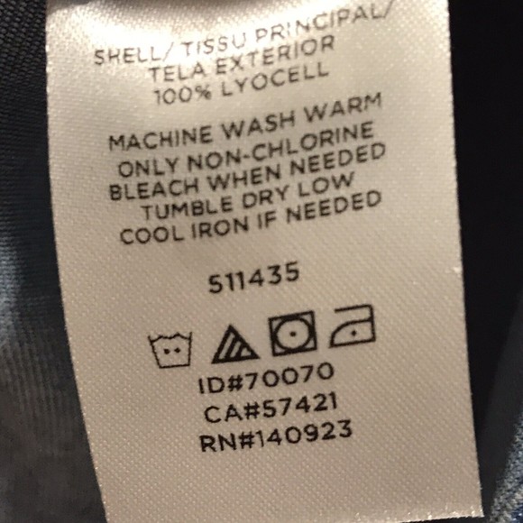 LOFT Chambray Button Tie Front Top Size XXSP - Picture 10 of 10